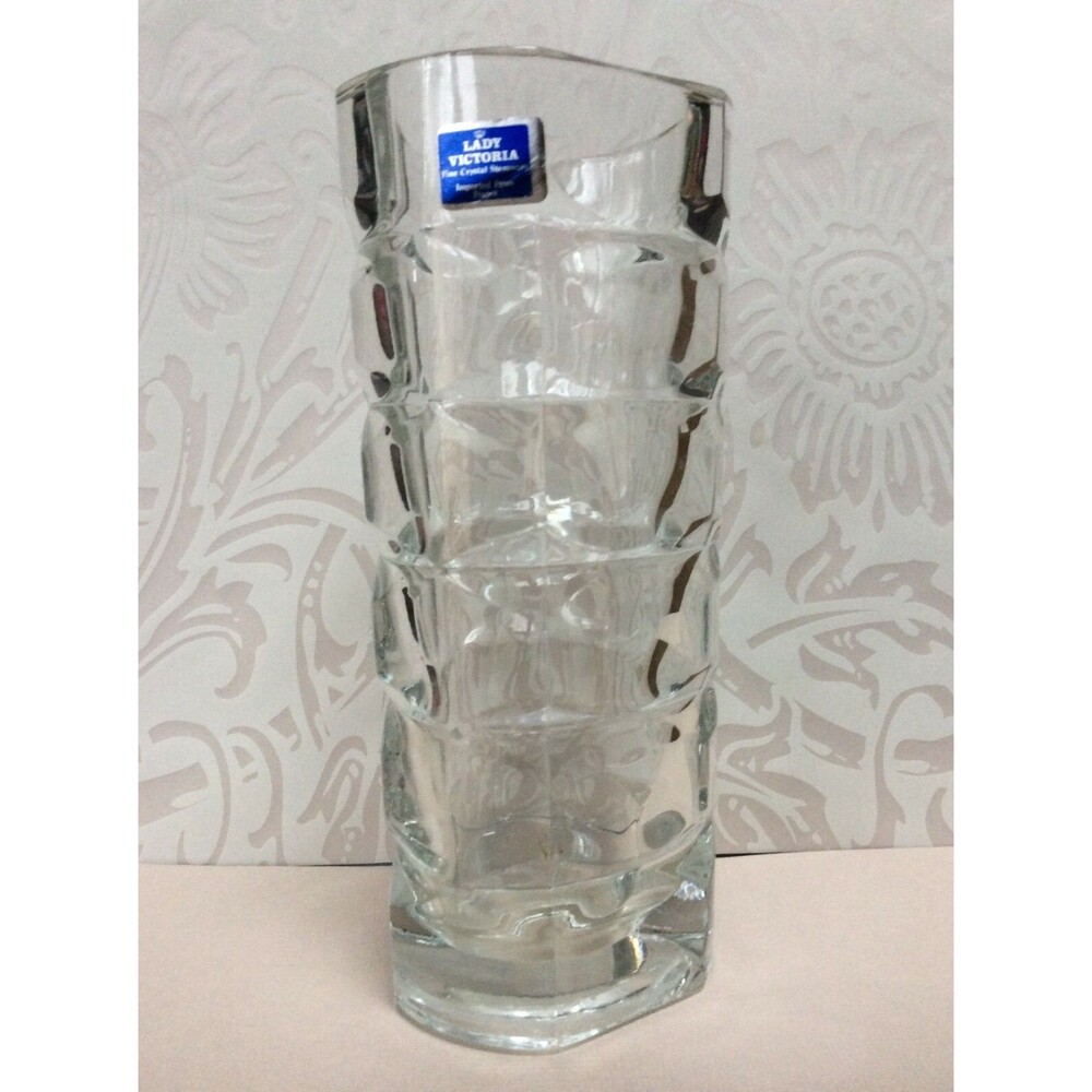 Chantelle Pattern Lady Victoria Collectible Crystal Bud Vase France - Picture 5 of 5